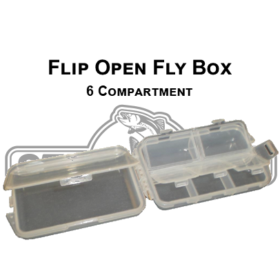 10 Compartment - Flip Open Fly Box