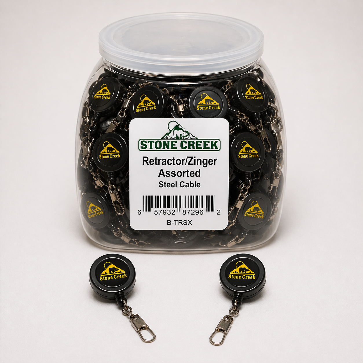 Small Tool Retractors/Zingers - Bulk Jar of 60
