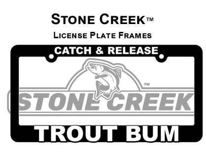 Fishing License Plate Frames