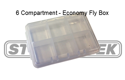 6 Compartment - Flip Open Fly Box