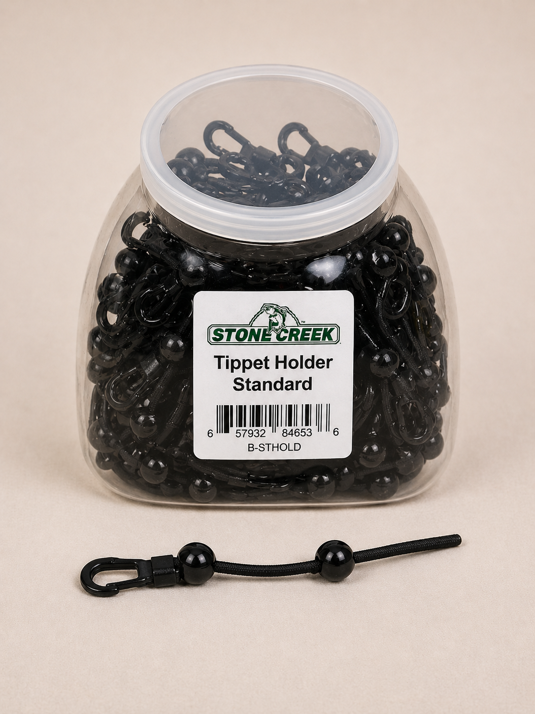 Standard Tippet Holder -  Display Jar of 30