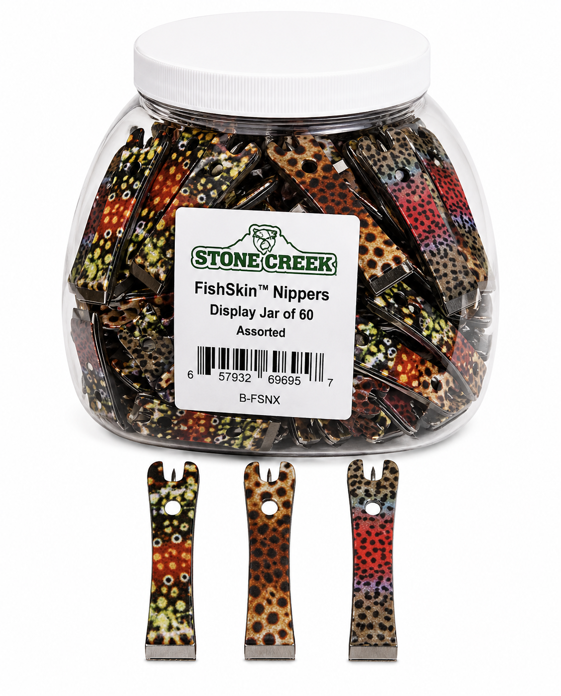 FishSkin™ Nippers - Display Jar of 60
