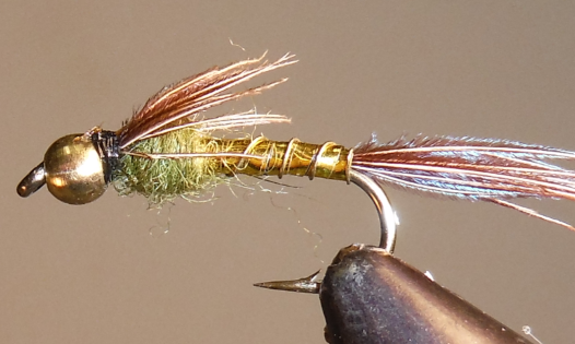 Bead Head Lightning Bug - Gold/Silver