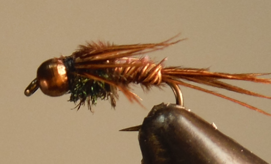 Copper Bead Pheasant Tail