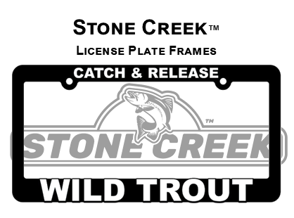 Fishing License Plate Frames