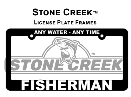 Fishing License Plate Frames